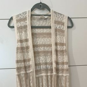 SOLD GAP (L) Sleeveless Long Sweater